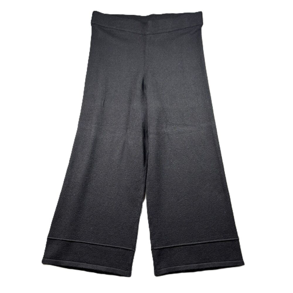 The Drop Women Pants Bernadette Sweater Pull On Elastic Waist Black XL M178